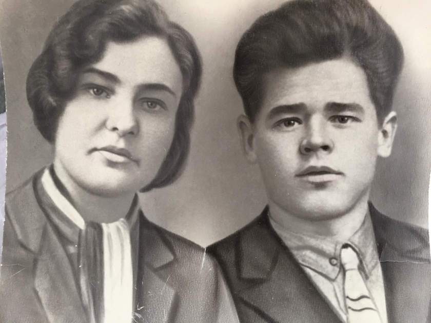 Гавриил Урбан с женой Анисьей.