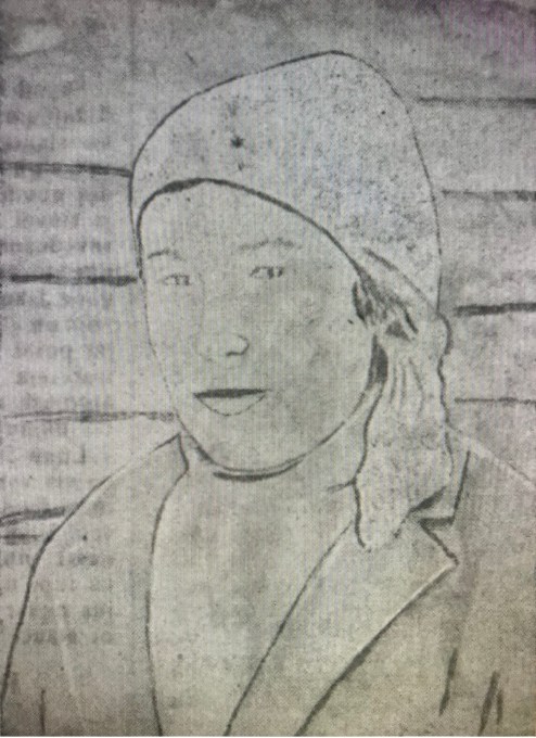 Член Таловского сельского совета, член ревизионной комиссии - ШВЫРКСТ Анна. Октябрь 1936 года.